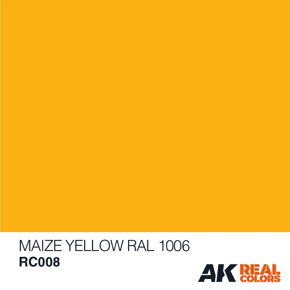 Краска AK Interactive, акриловая Maize Yellow (желтый), 10 мл