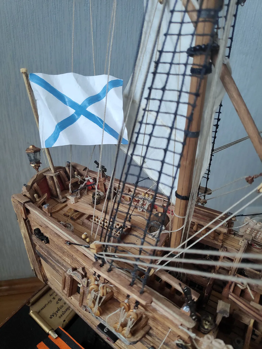 Модель корабля Бомбардирский корабль «Гром» - Верфь на Столе