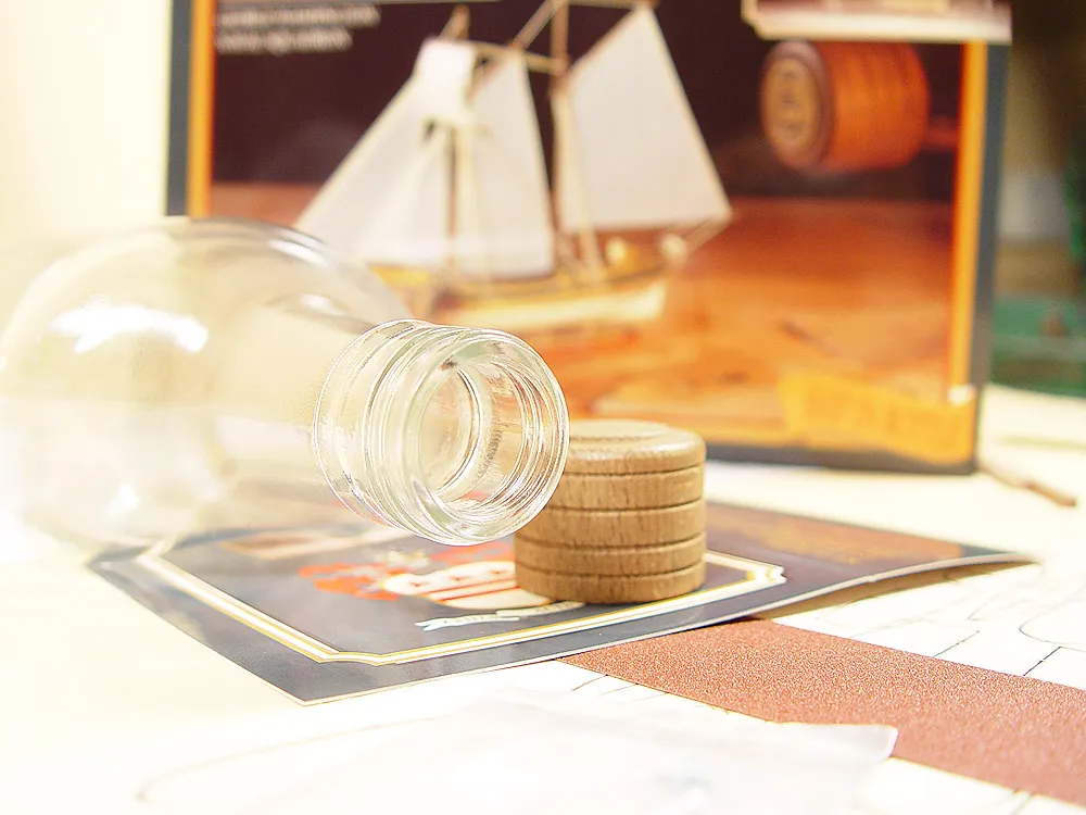 модель корабля Hannah корабль в бутылке