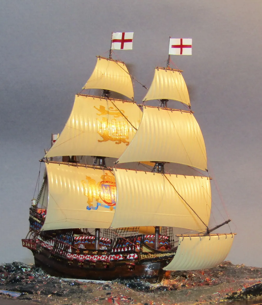 Модель корабля HMS “Revenge” 1577 - Верфь на Столе