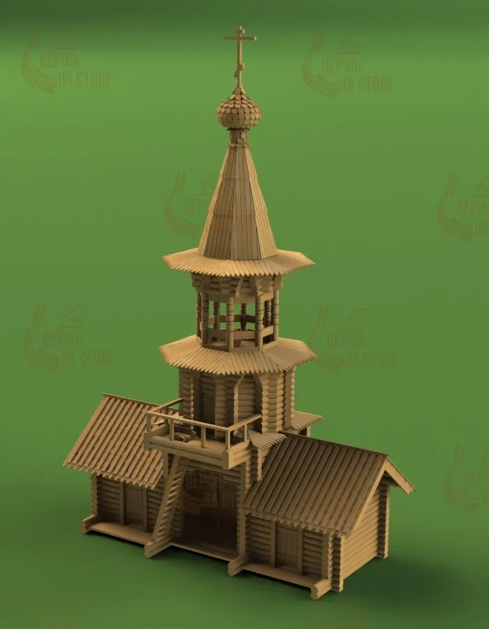 Колокольня, 1600 деталей