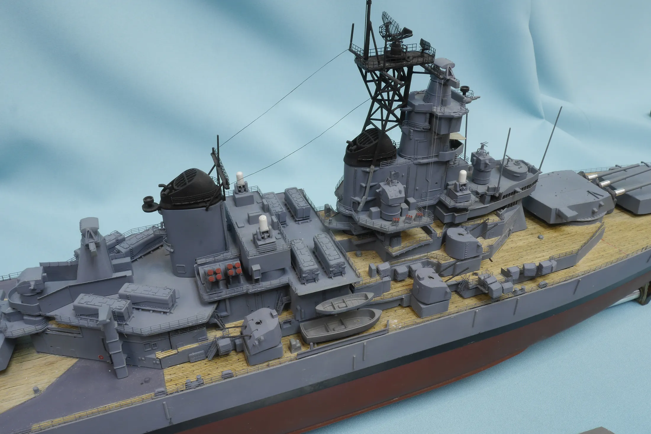 Модель корабля Линкор «Нью-Джерси» - Верфь на Столе