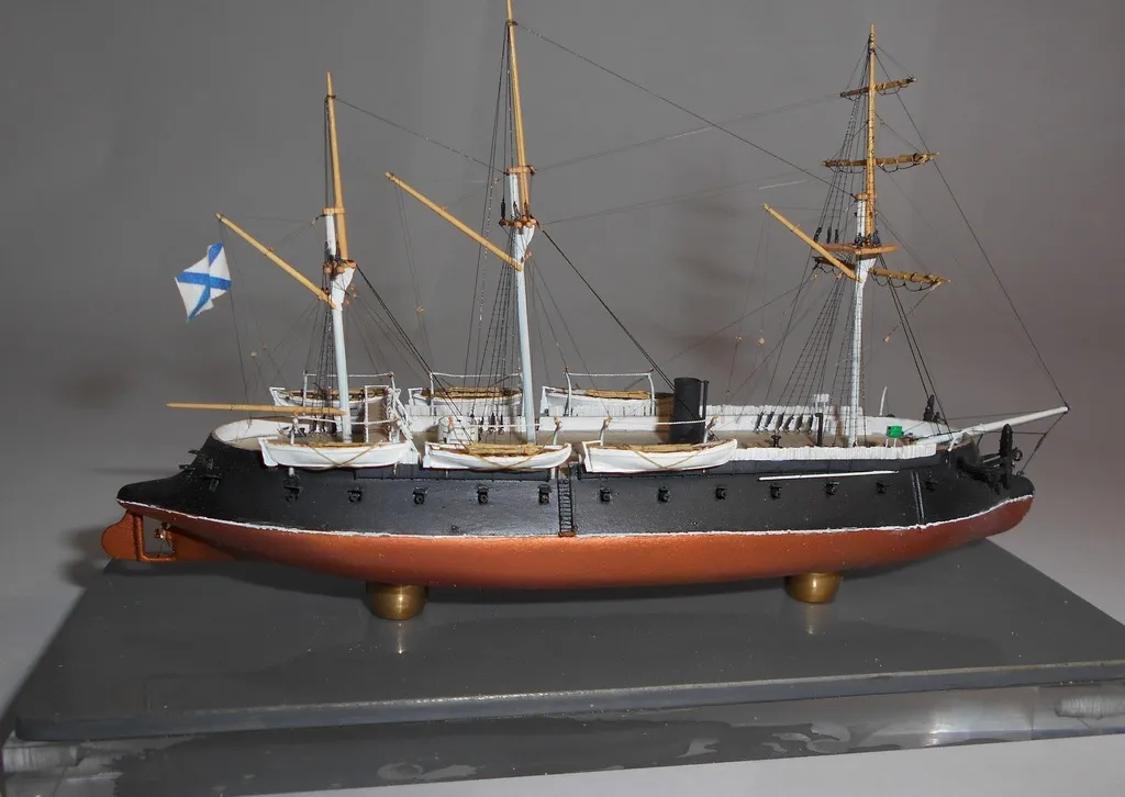 Модель корабля Паровая броненосная батарея «Первенецъ» - Верфь на Столе