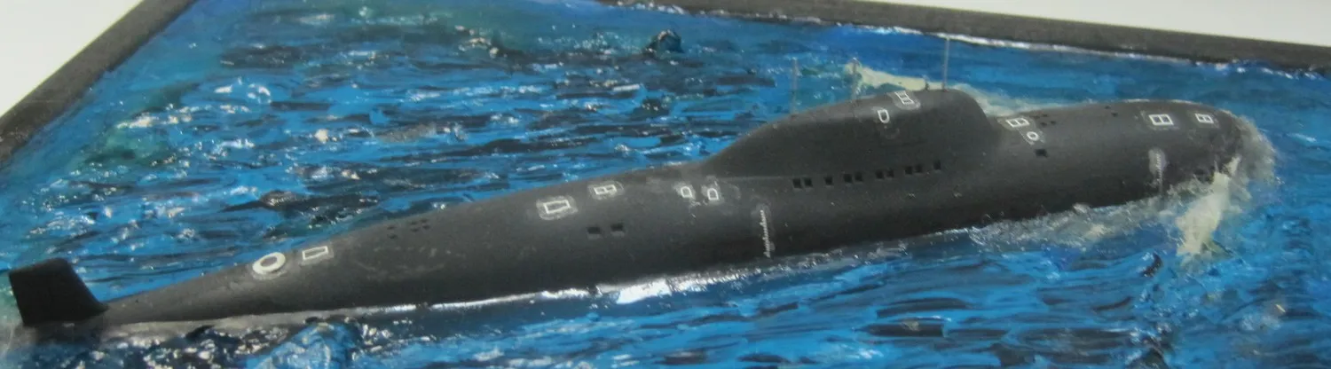 Модель корабля АПЛ проект 705 "Альфа"   - Верфь на Столе