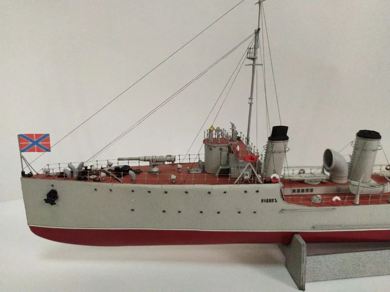 Модель корабля Эскадренный миноносец «Новикъ» 1913 г. - Верфь на Столе