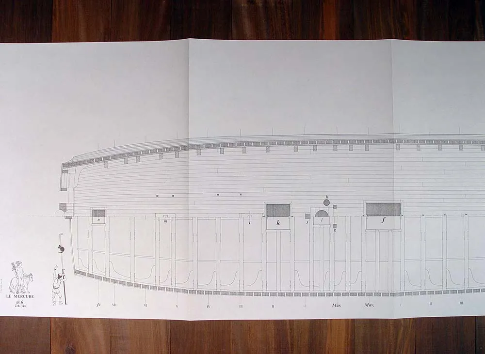 Du Mercure, 1730 + чертежи (fr)