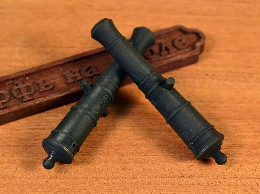 Ствол пушки тип Armstrong, герб Георг 3, 12 фунтов, масштаб 1:48, длина 53,4 мм, 2 шт