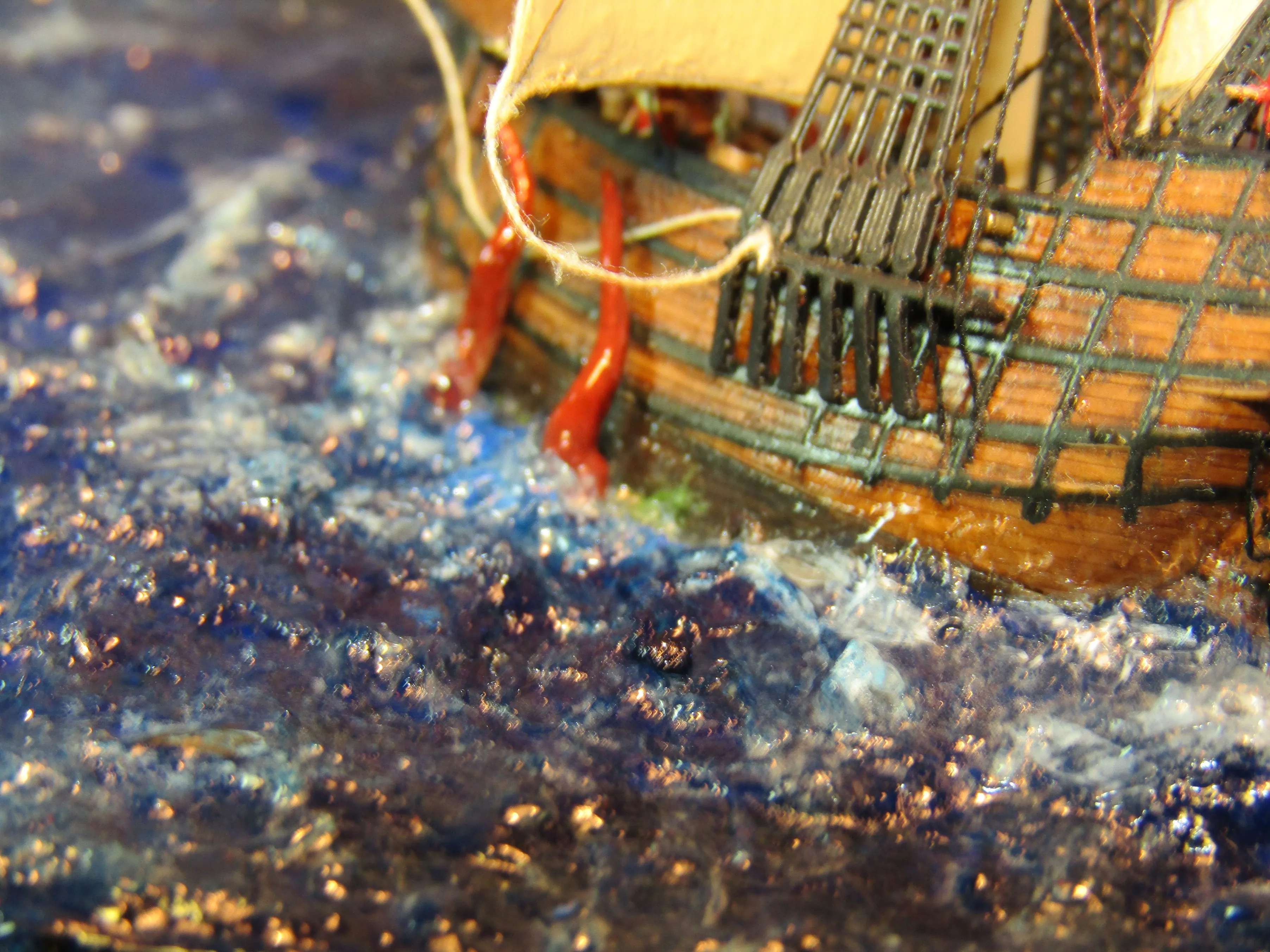 Модель корабля Каракка “Santa Maria” и Кракен - Верфь на Столе