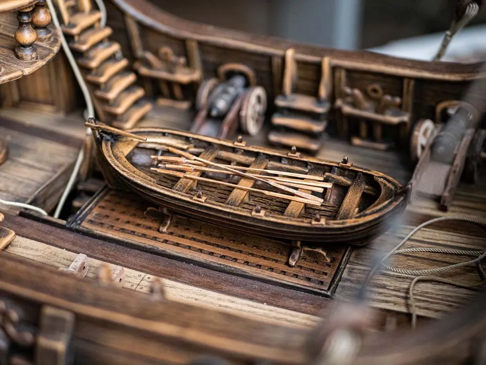 Шлюпка XVI века, 136 мм