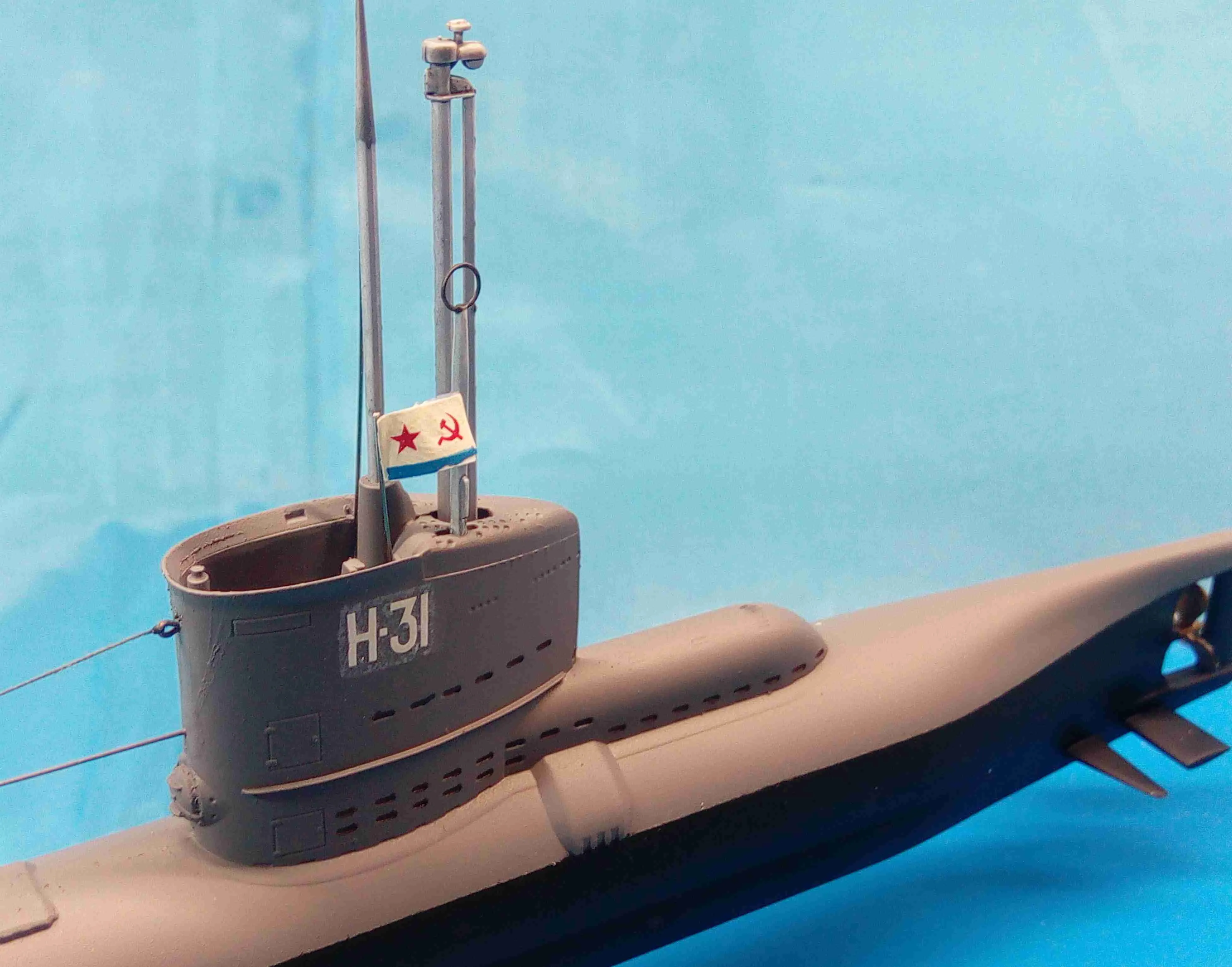 Модель корабля Подводная лодка XXIII серии «Н-31» - Верфь на Столе