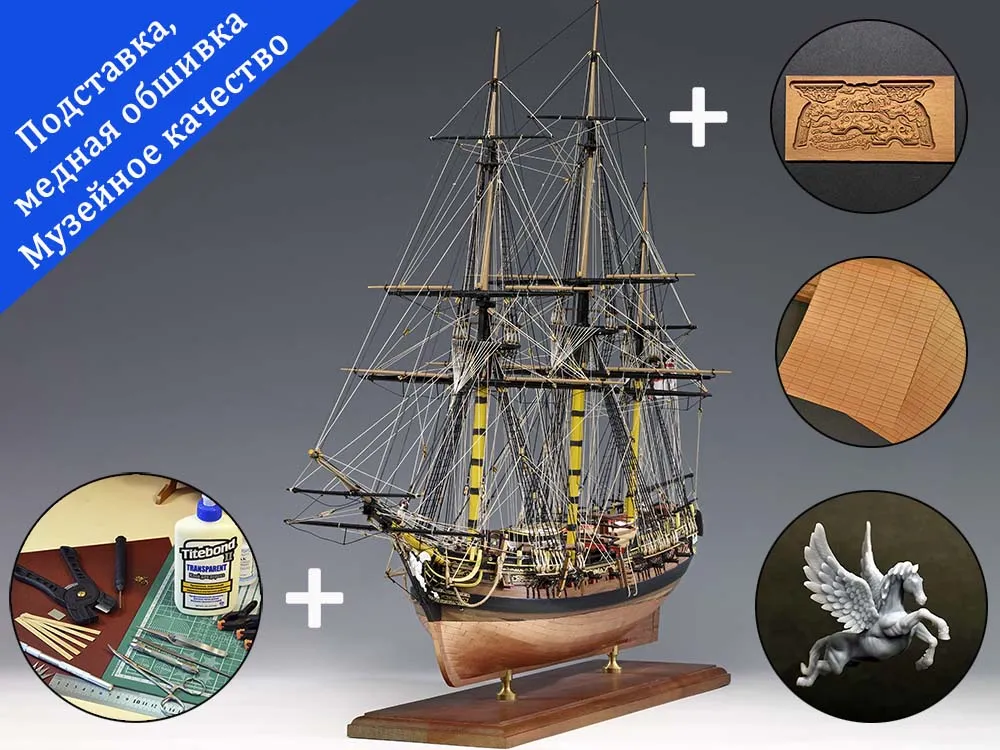 HMS PEGASUS+ (Премиум комплект декора и инструментов)