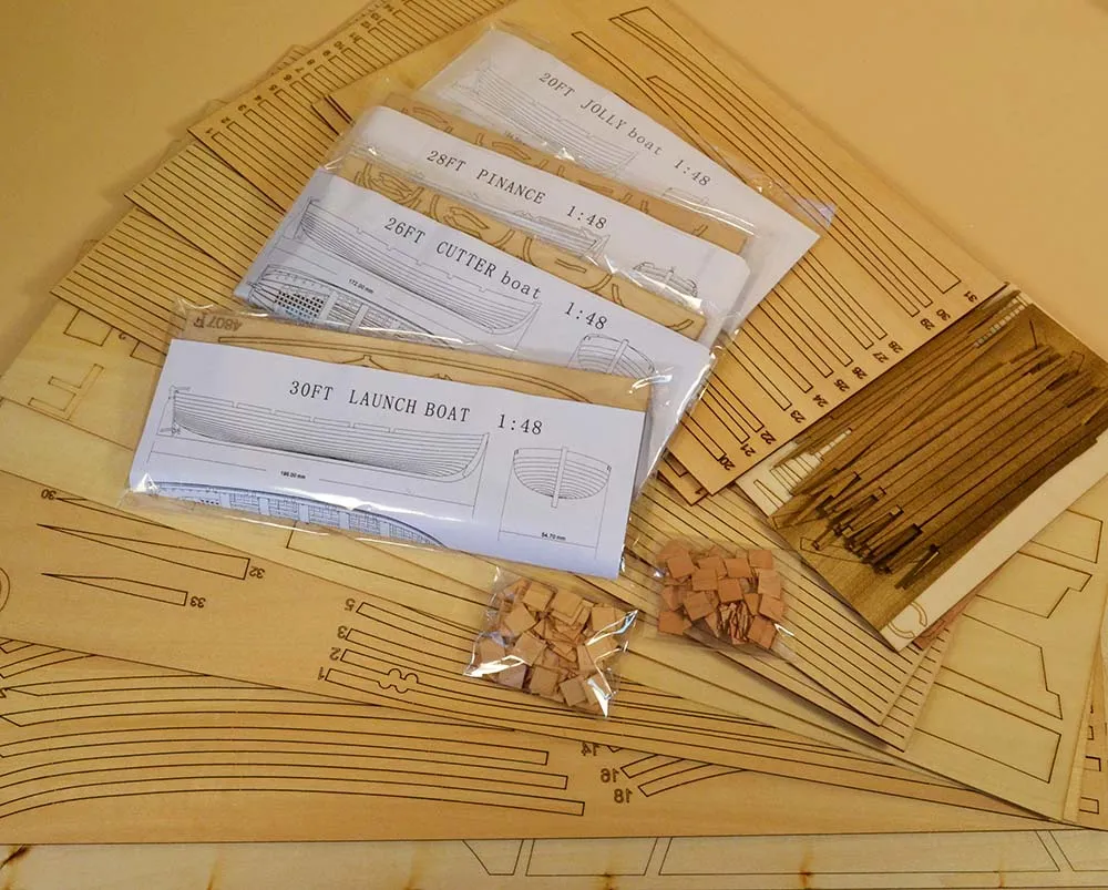 модель корабля для сборки HMS Surprise (полная версия)