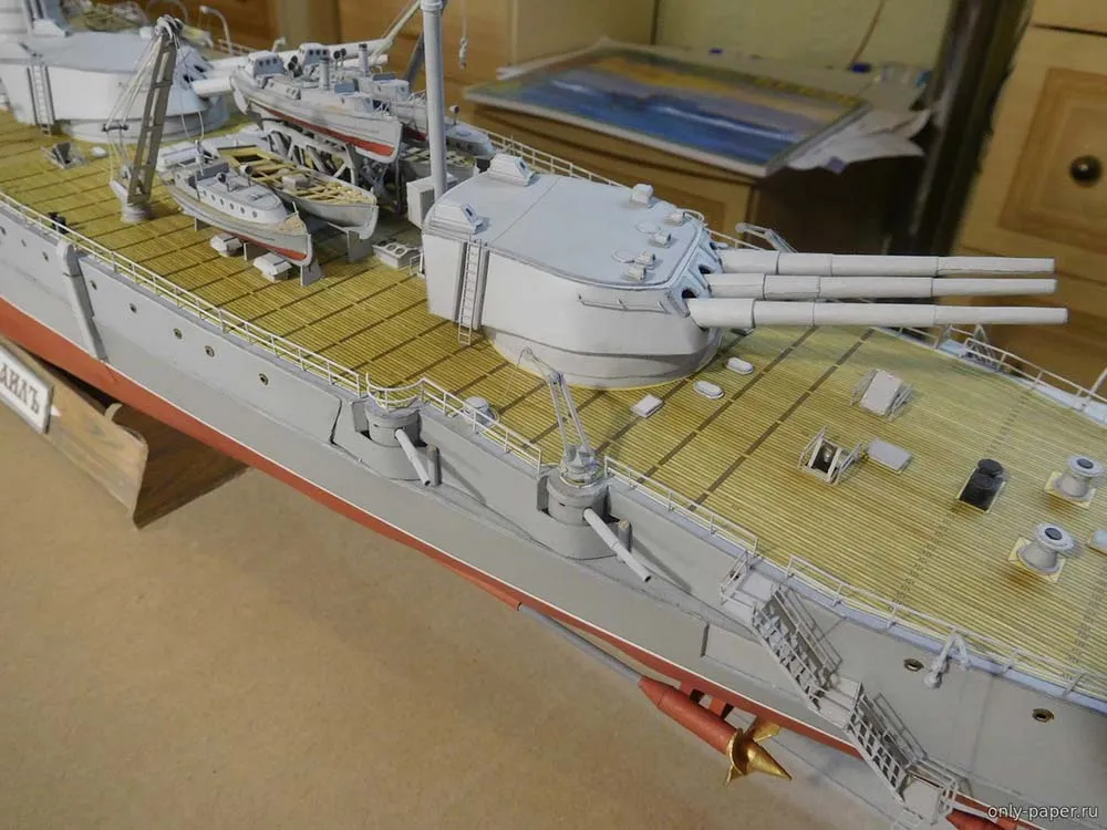 Модель из картона Крейсер "Измаил", Россия, 1915 год