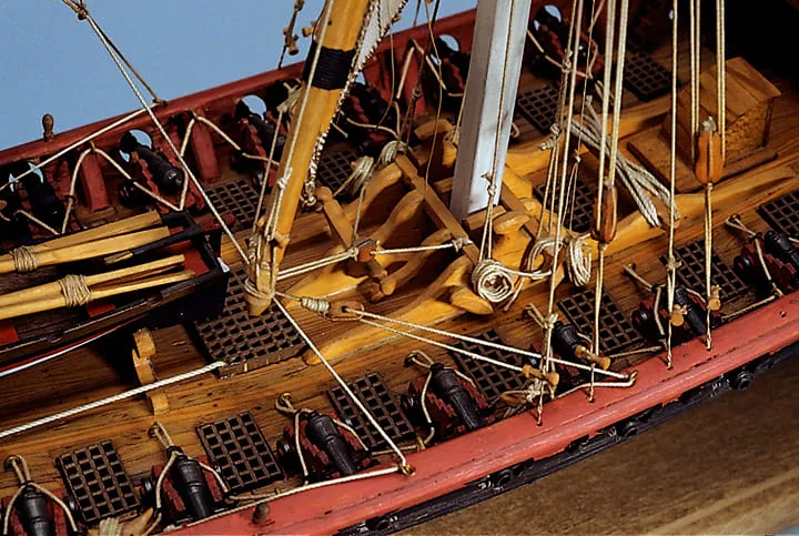 модель корабля Xebec