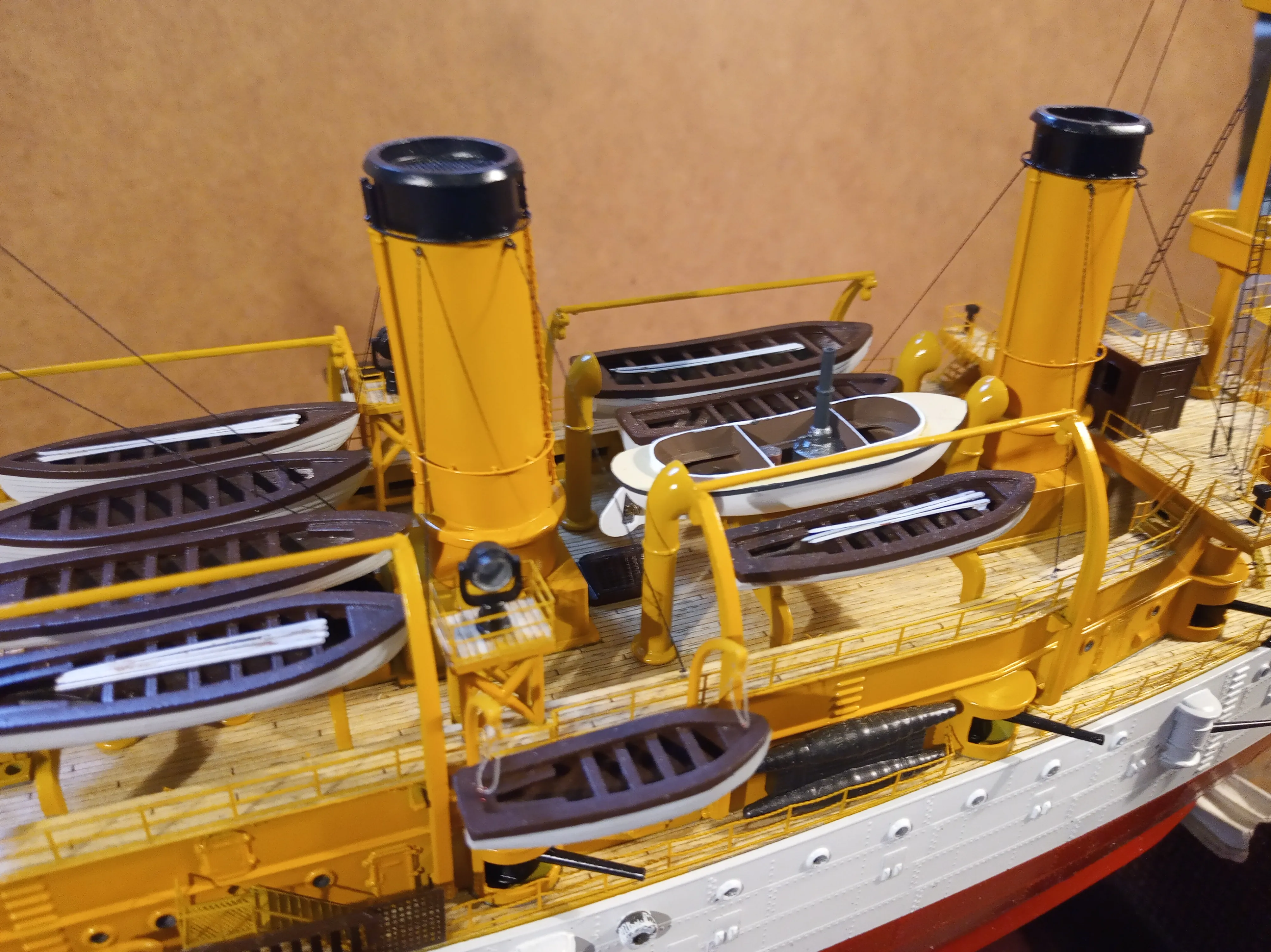 Модель корабля Protected Cruiser USS "OLIMPIA" - Верфь на Столе