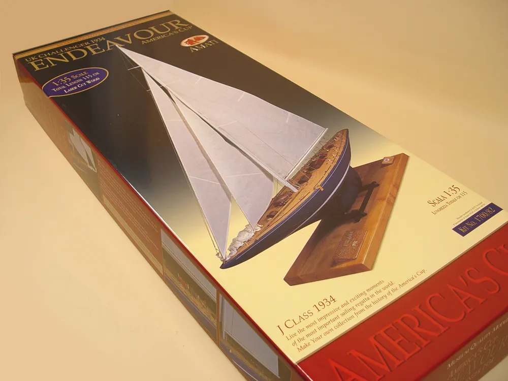Endeavour America's cup 1934 challenger + (Полный набор инструментов, клея и краски)
