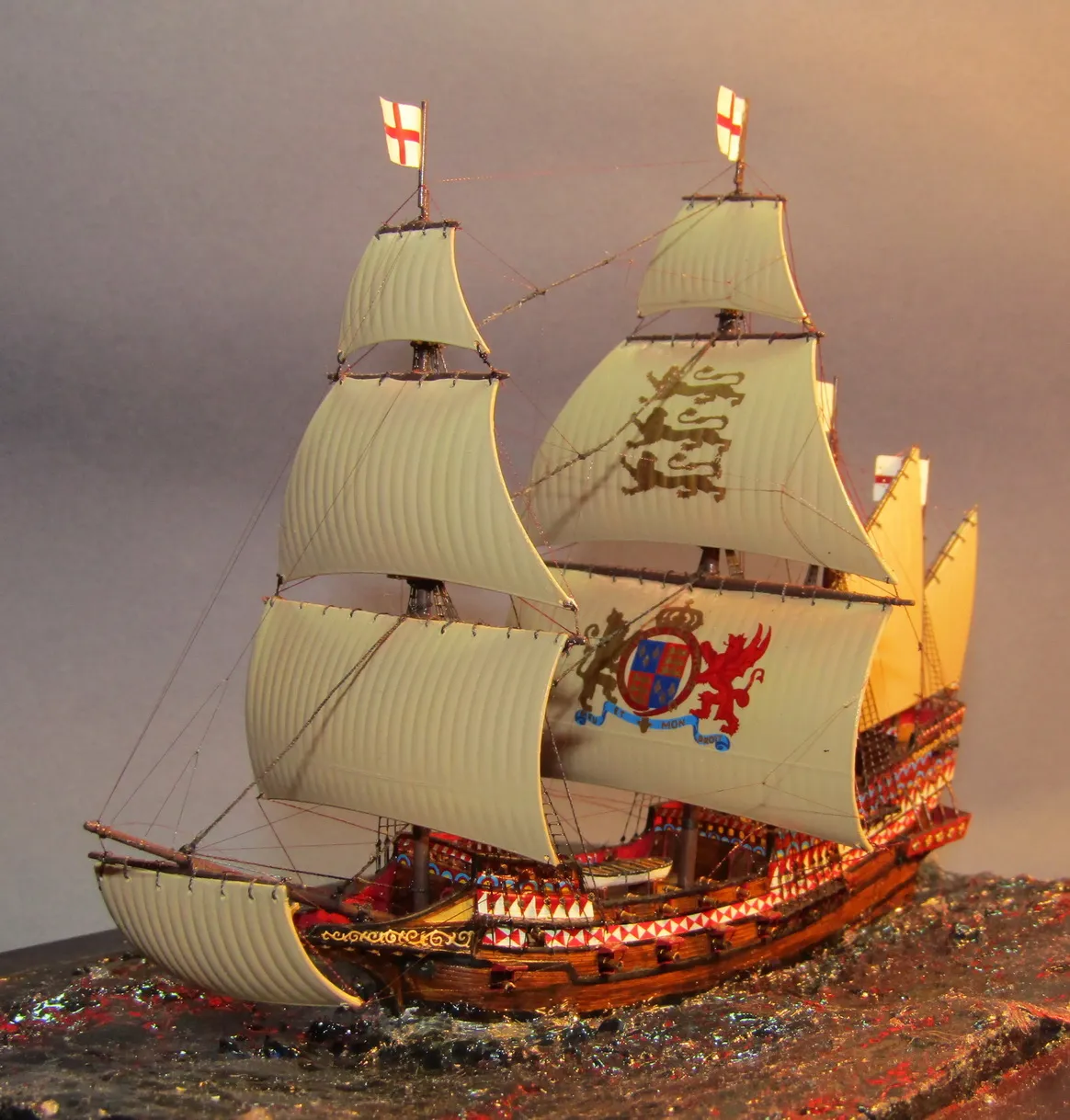 Модель корабля HMS “Revenge” 1577 - Верфь на Столе