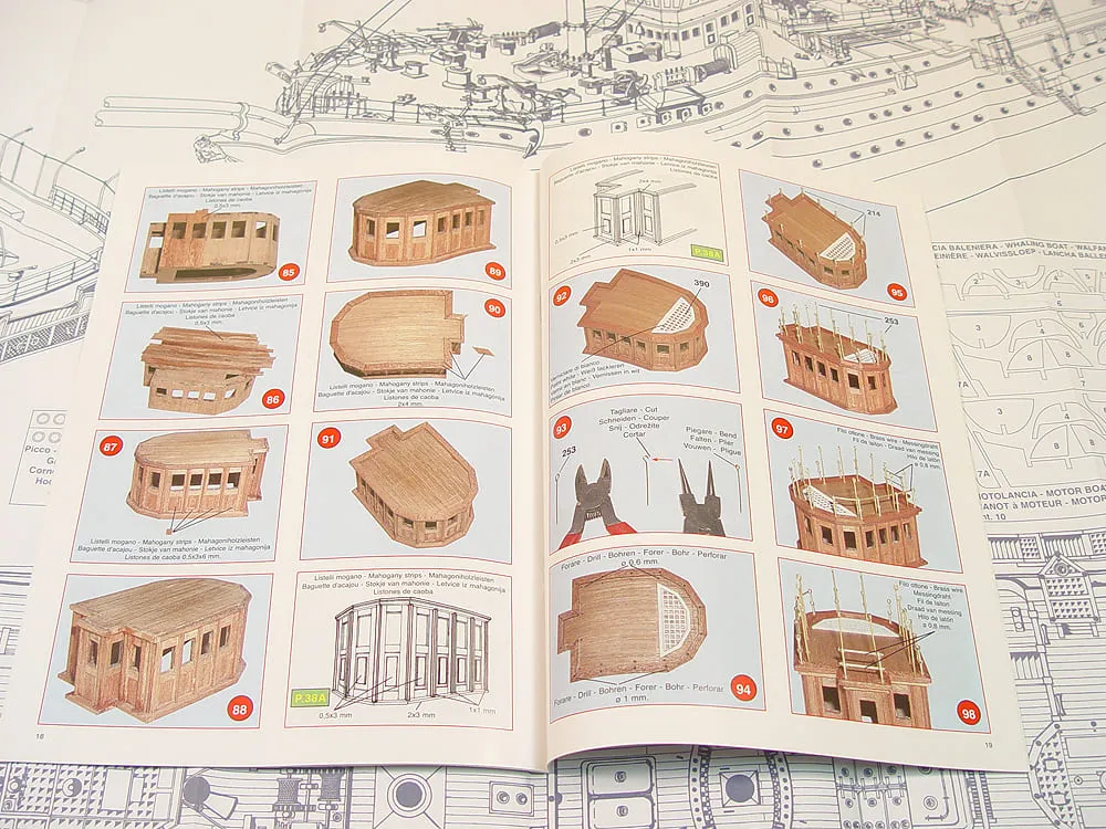 Чертежи корабля Amerigo Vespucci (1:84)