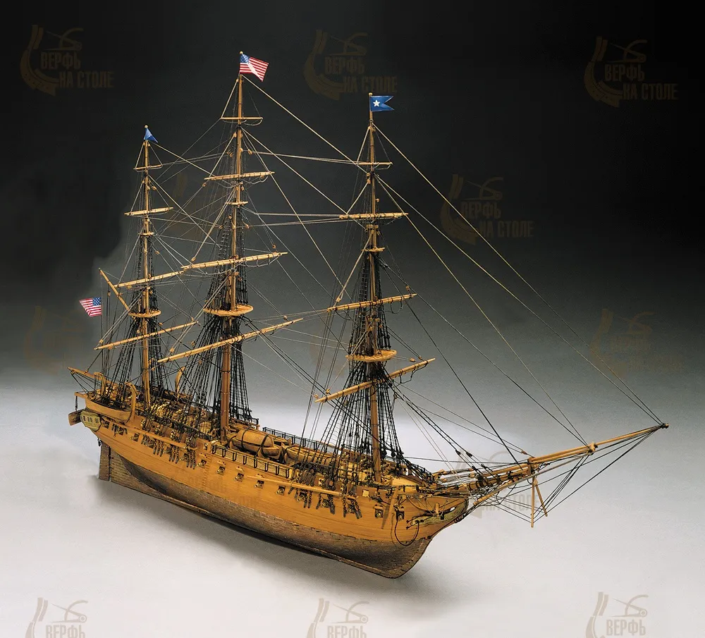 Модель корабля своими руками USS Constitution (Mantua)