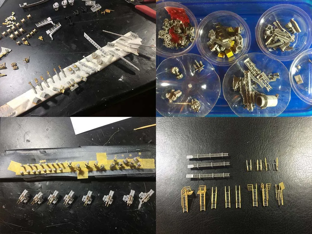 модель корабля Bismarck (Бисмарк)