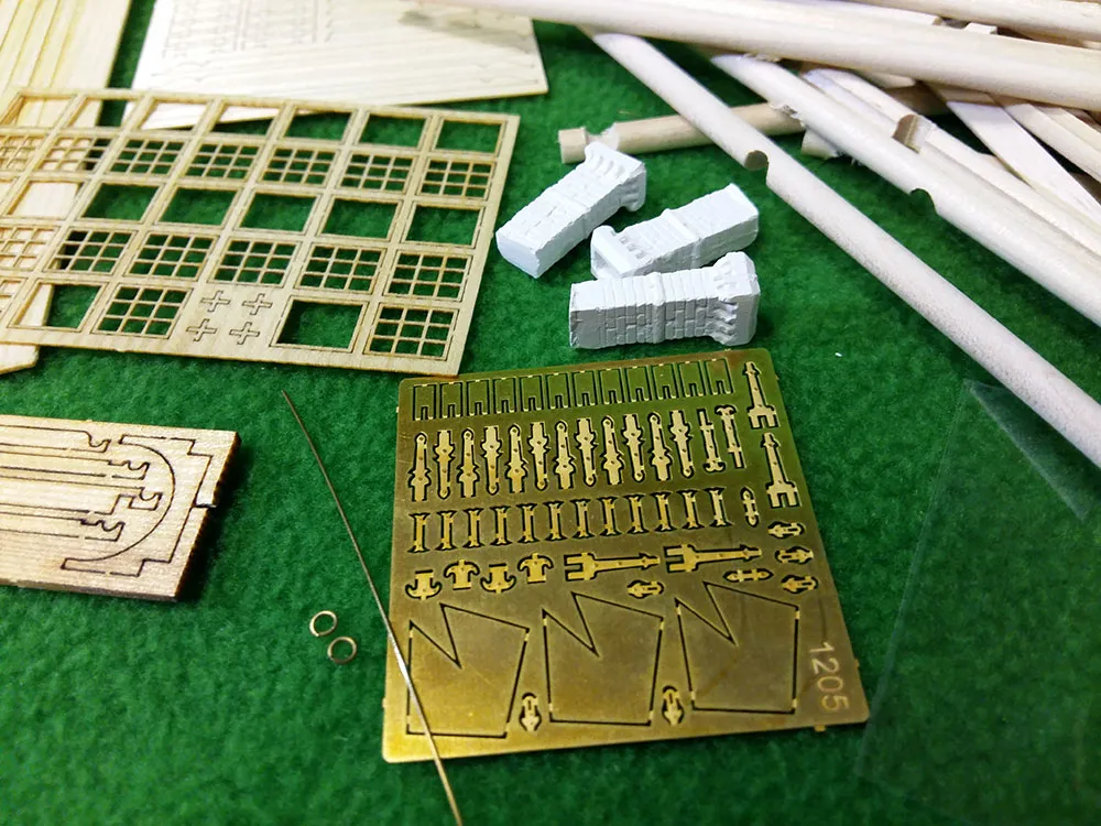 Домик Петра I из Архангельска XVIII век + (Расширенный набор для сборки)