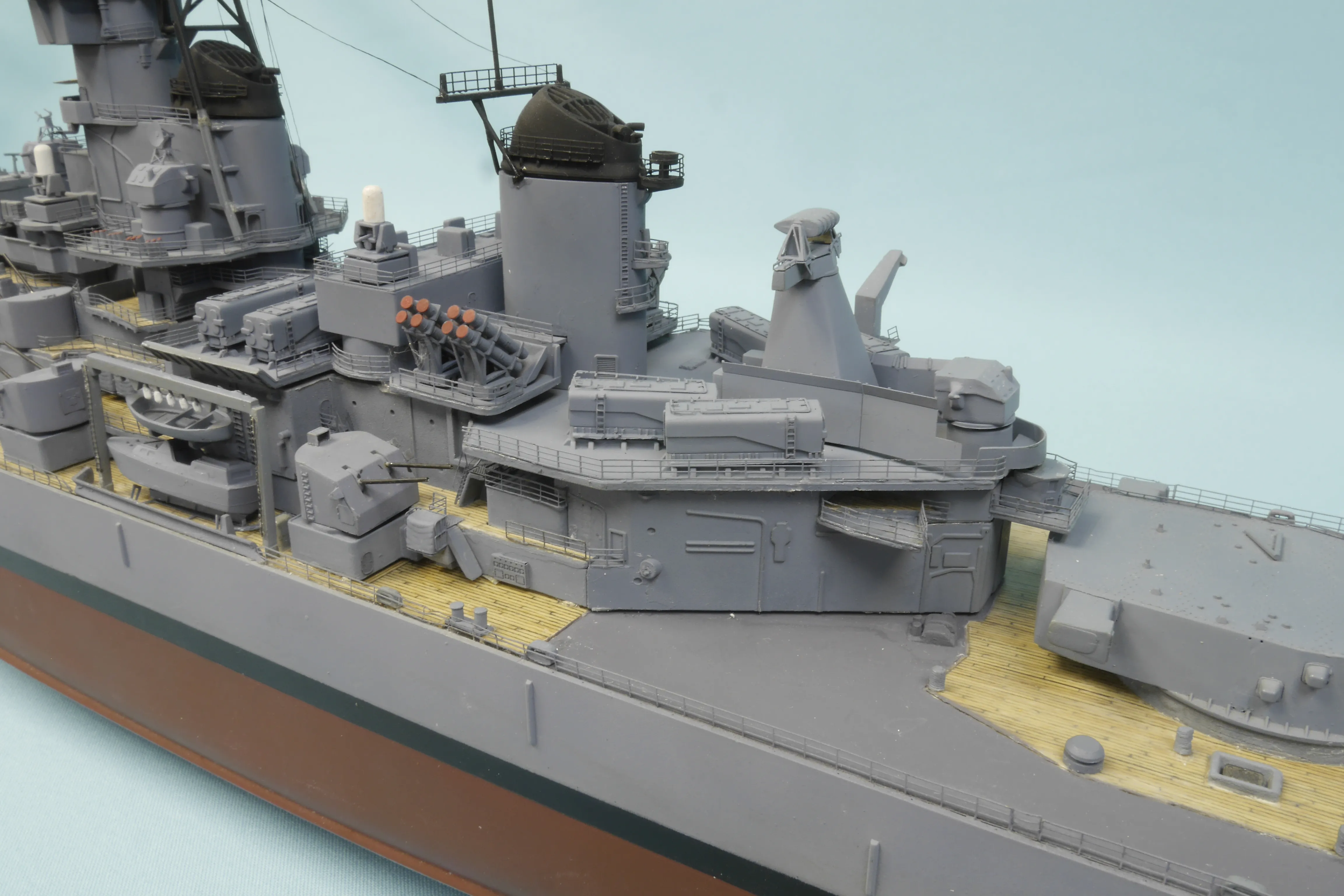 Модель корабля USS «New Jersey» (BB-62) - Верфь на Столе