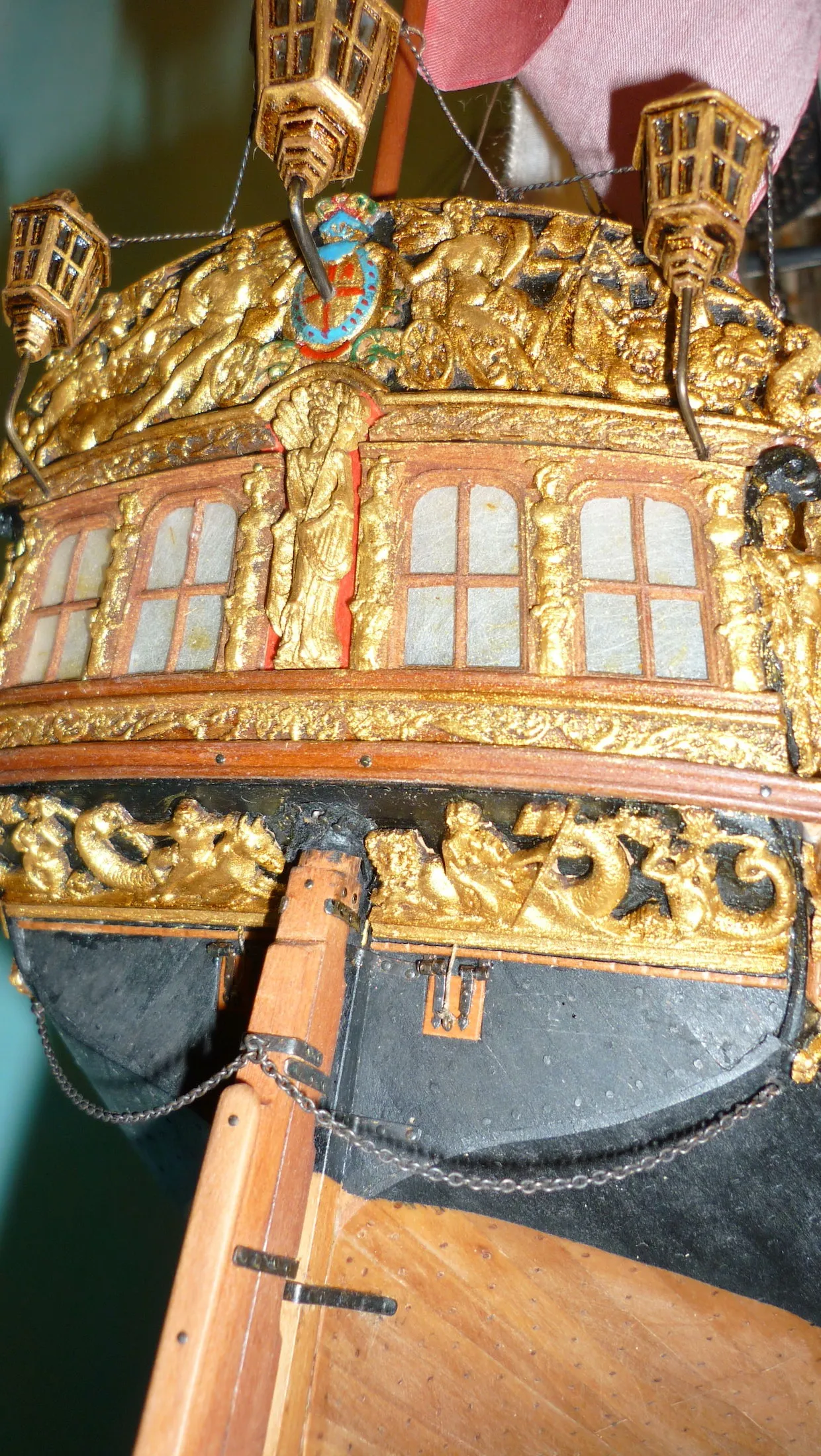 Модель корабля Королевская яхта «Royal Caroline», Англия - Верфь на Столе