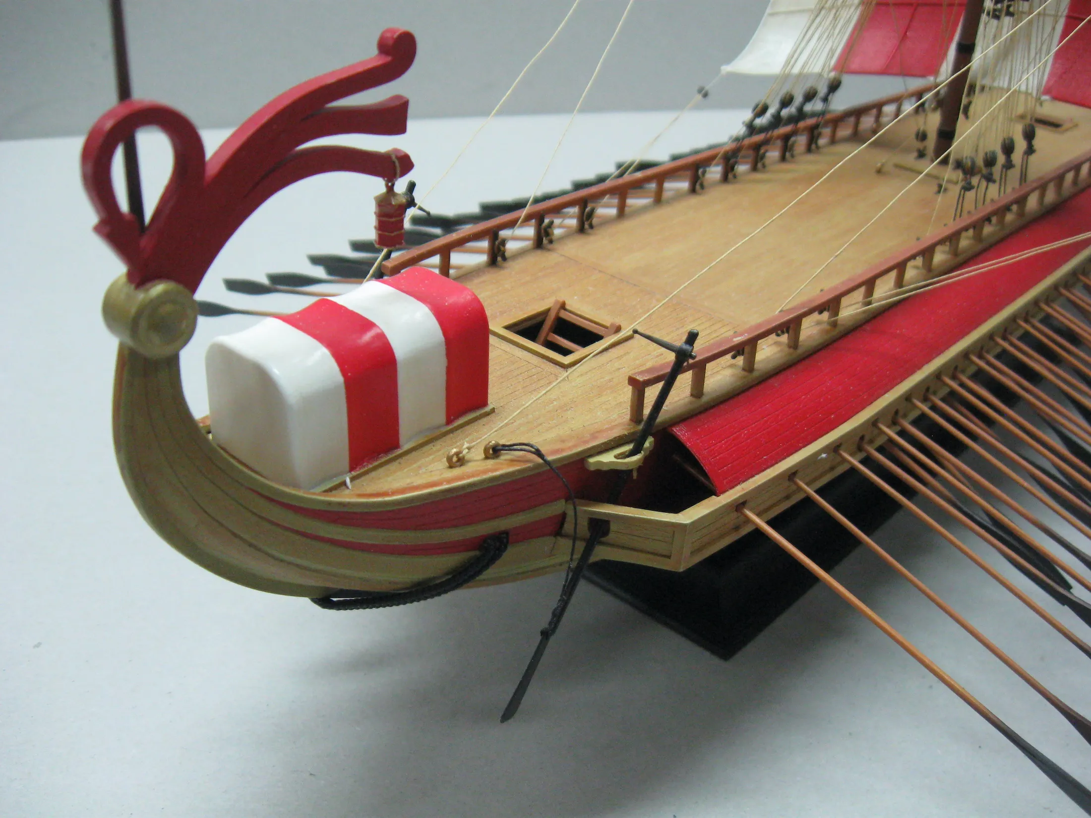 Модель корабля Римская трирема - Верфь на Столе