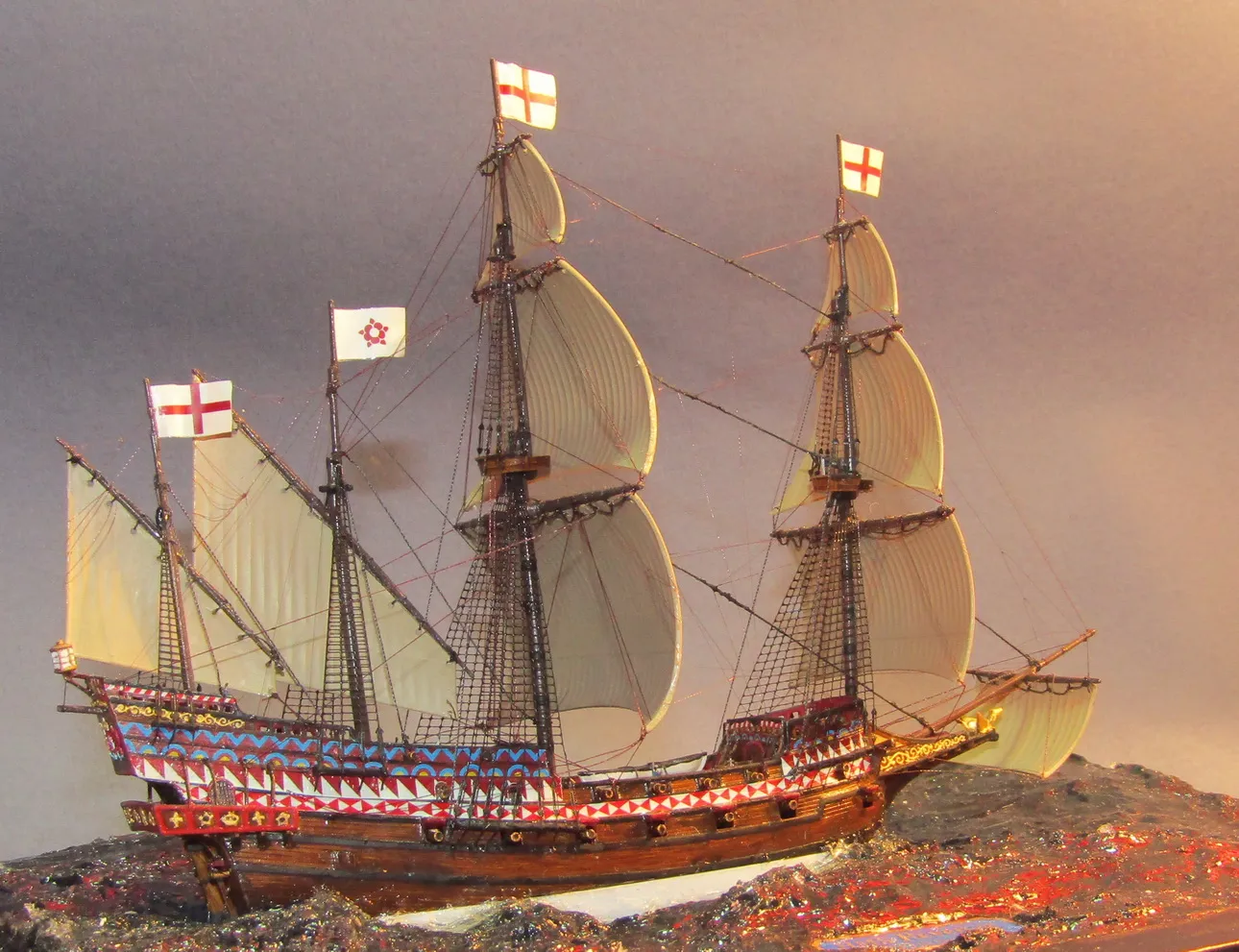 Модель корабля HMS “Revenge” 1577 - Верфь на Столе