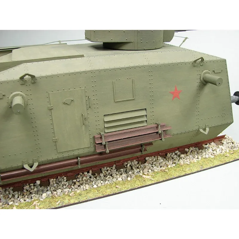 BDT, Shipyard, бумажная модель бронедрезины