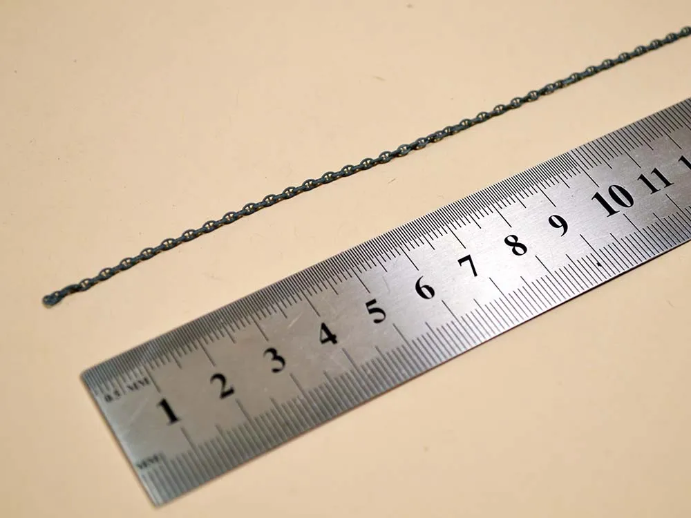 Цепь полимерная, звено с контрфорсом 3 мм, длина 300 мм