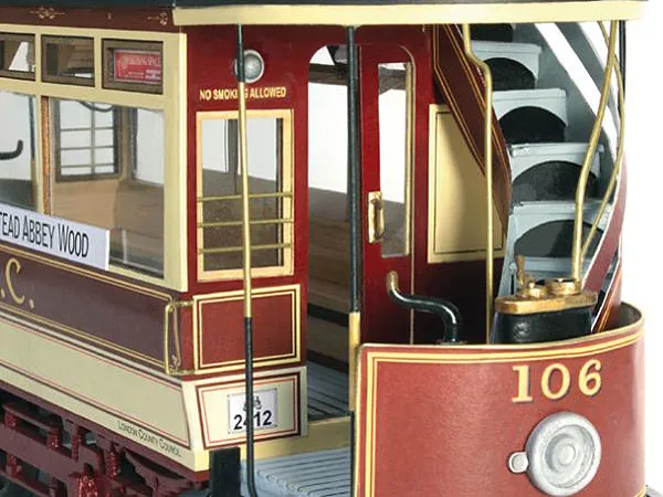 модель трамвая Модель трамвая LONDON L.C.C.106