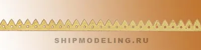 Декоративная полоска, латунь