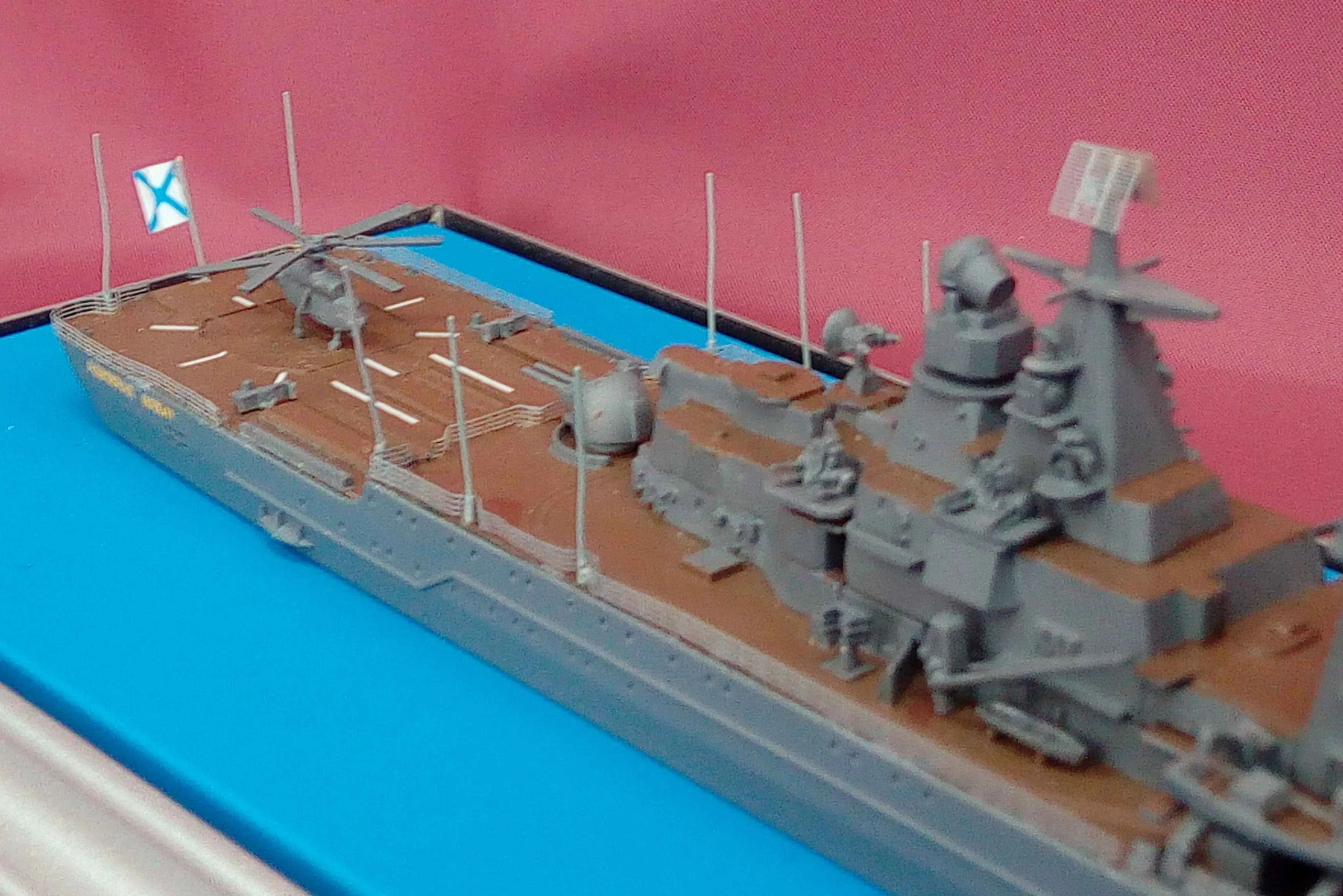 Модель корабля ТАРкр проекта 1144 «Адмирал Нахимов» - Верфь на Столе
