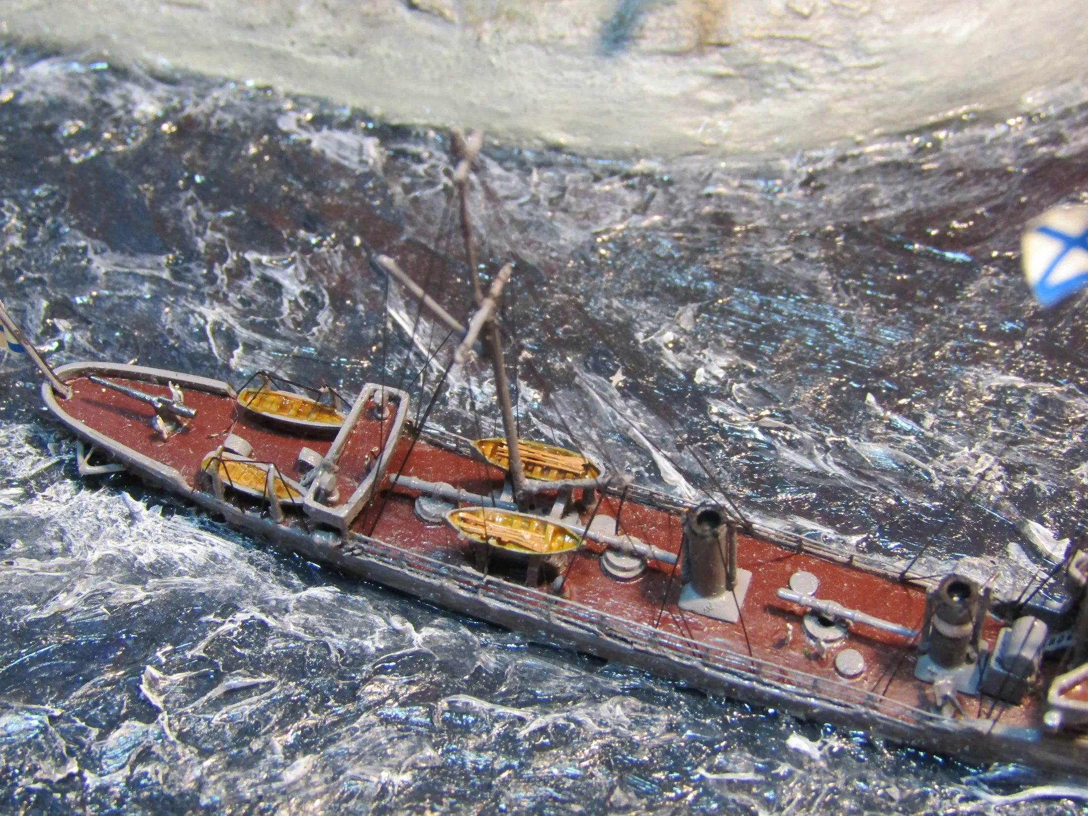 Модель корабля Эскадренный миноносец «Сибирский стрелок» 1906 г. - Верфь на Столе