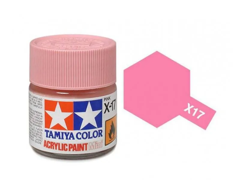 Краска Tamiya розовая глянцевая, X17 Pink, 10 мл