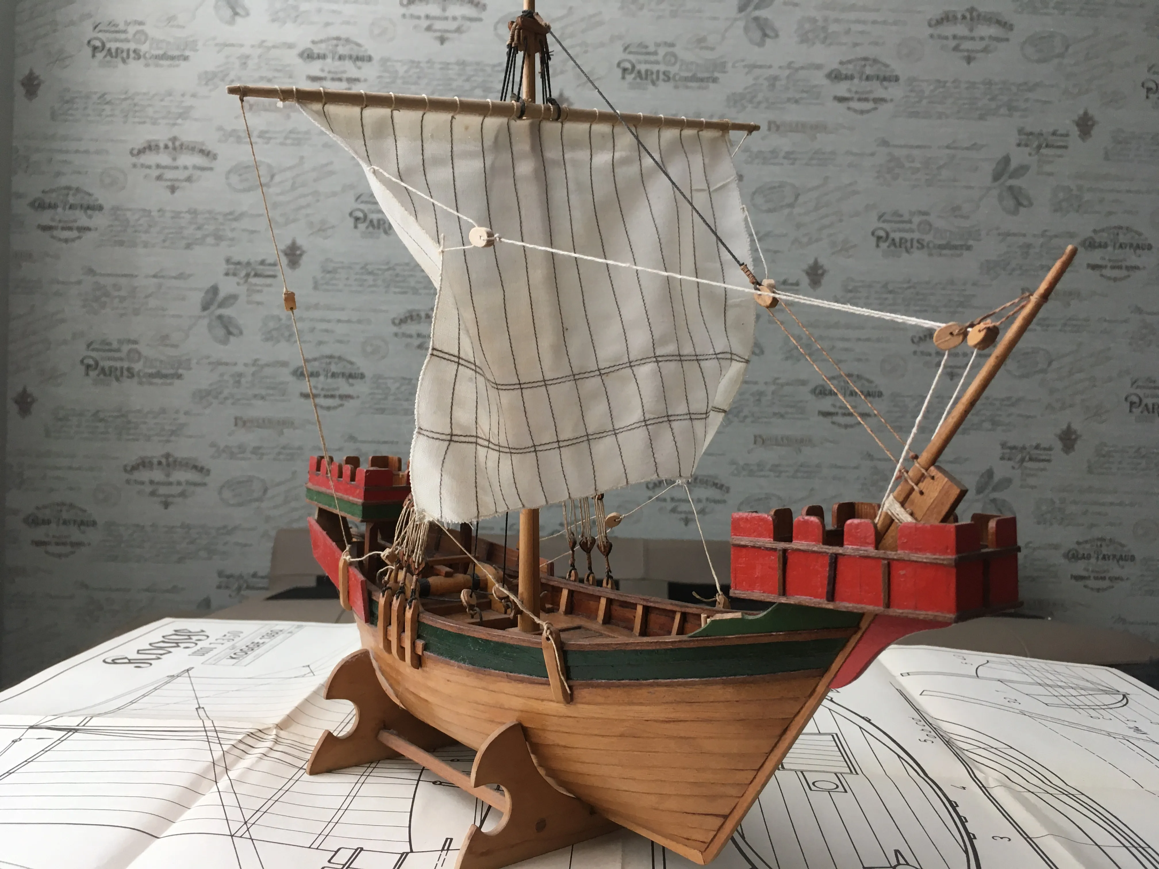 Модель корабля Парусное судно «Kogge» - Верфь на Столе