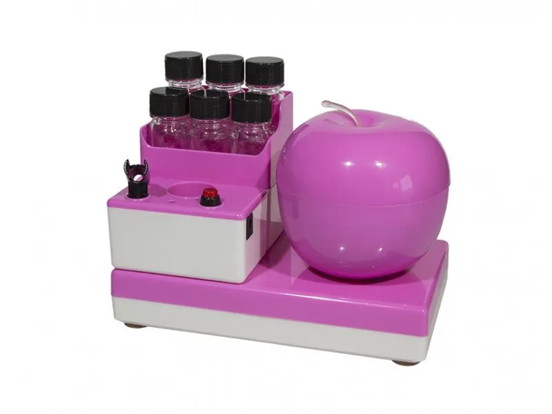 Станция для аэрографии 1281, компрессор, аэрограф, шланг, смеситель, 6 баночек