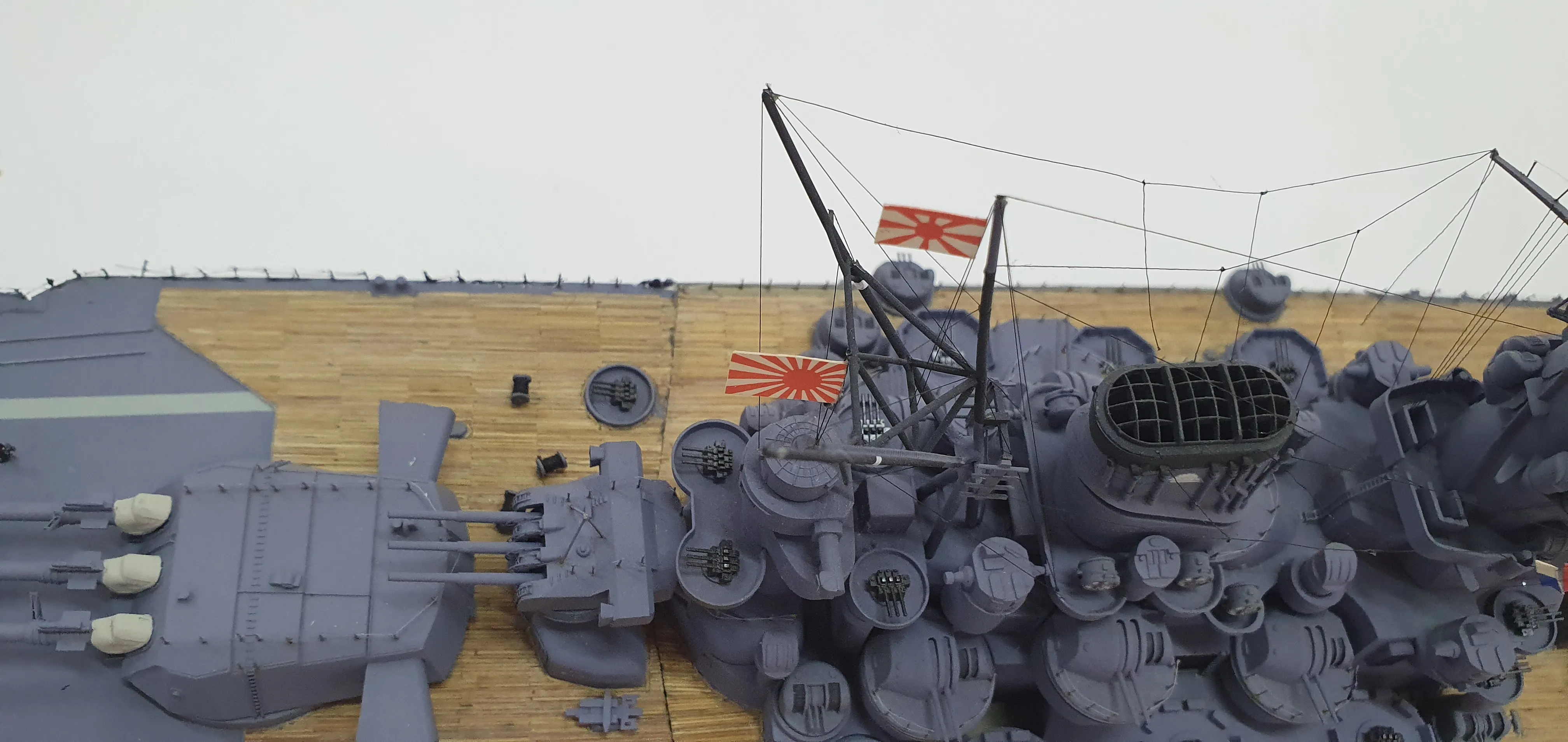 Модель корабля Линкор японского императорского флота «Мусаси» - Верфь на Столе