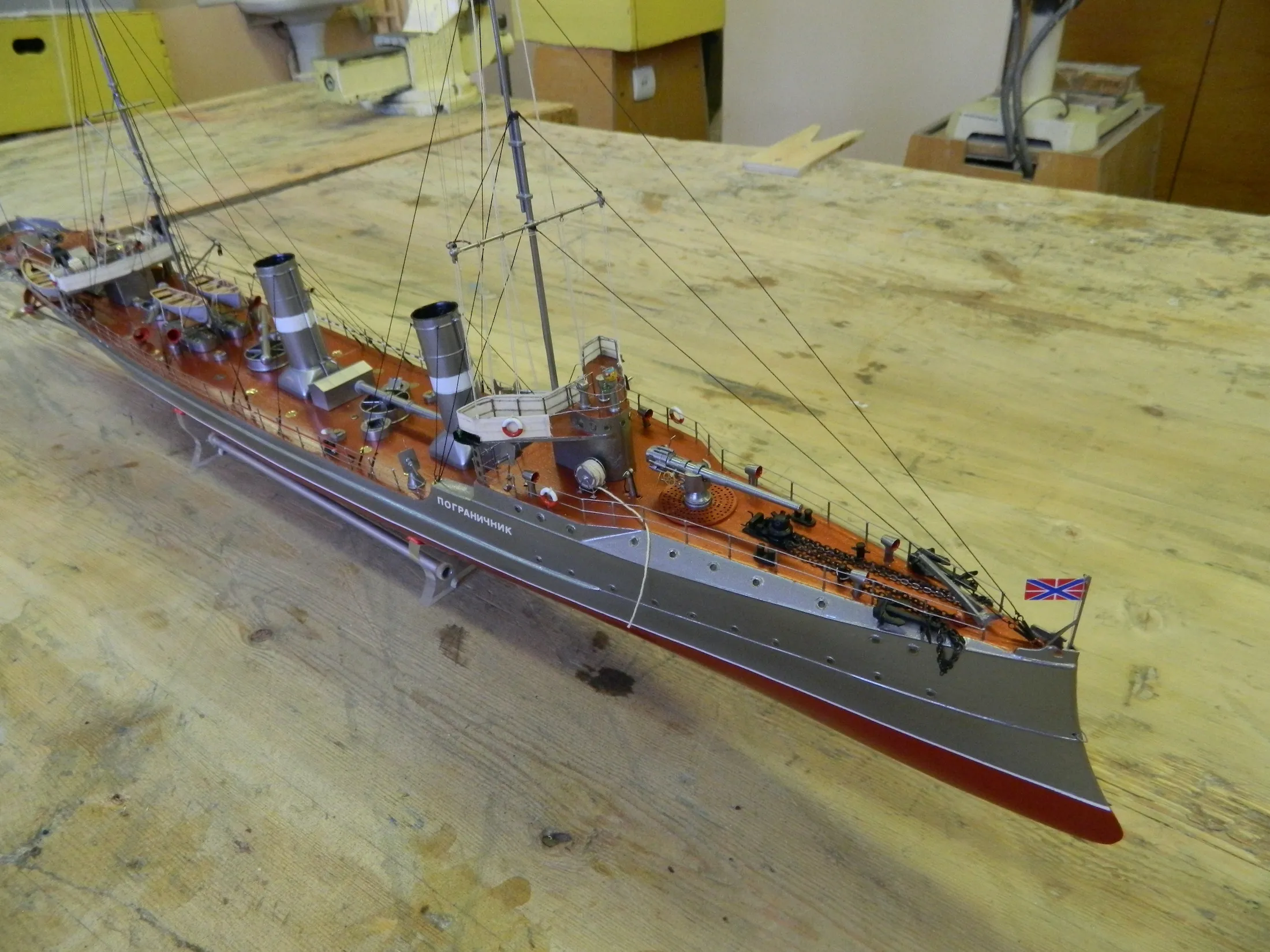 Модель корабля Эсминец «Пограничник» - Верфь на Столе
