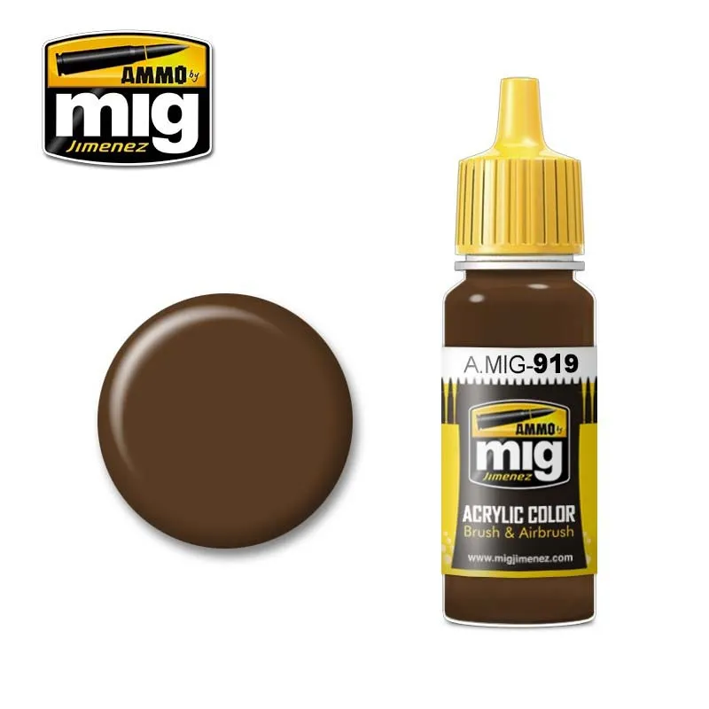 Краска акриловая RED PRIMER DARK BASE (Красная грунтовка темная базовая), Ammo Mig, 17 мл