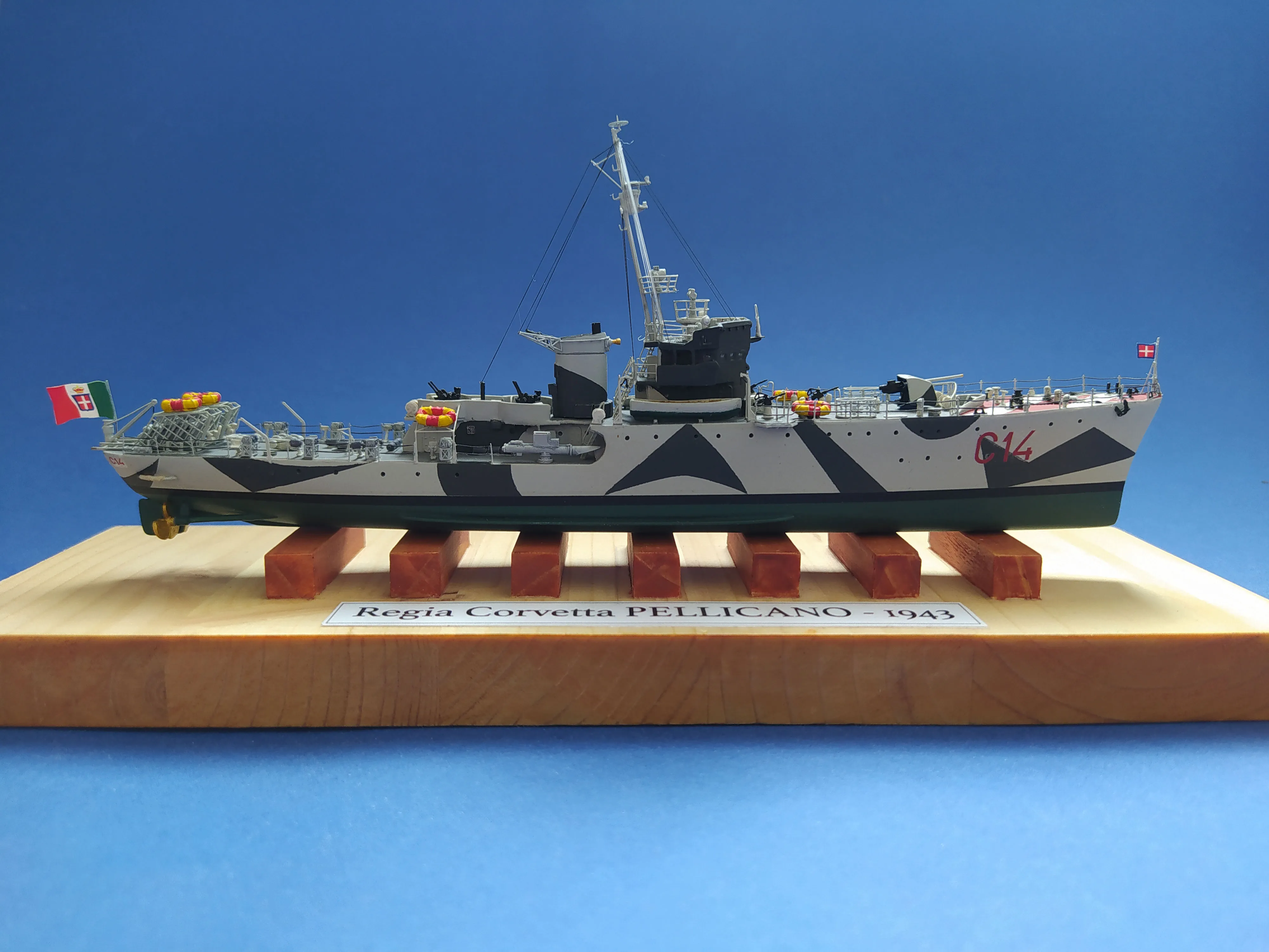 Модель корабля Regia Corvetta Pellicano 1943 - Верфь на Столе