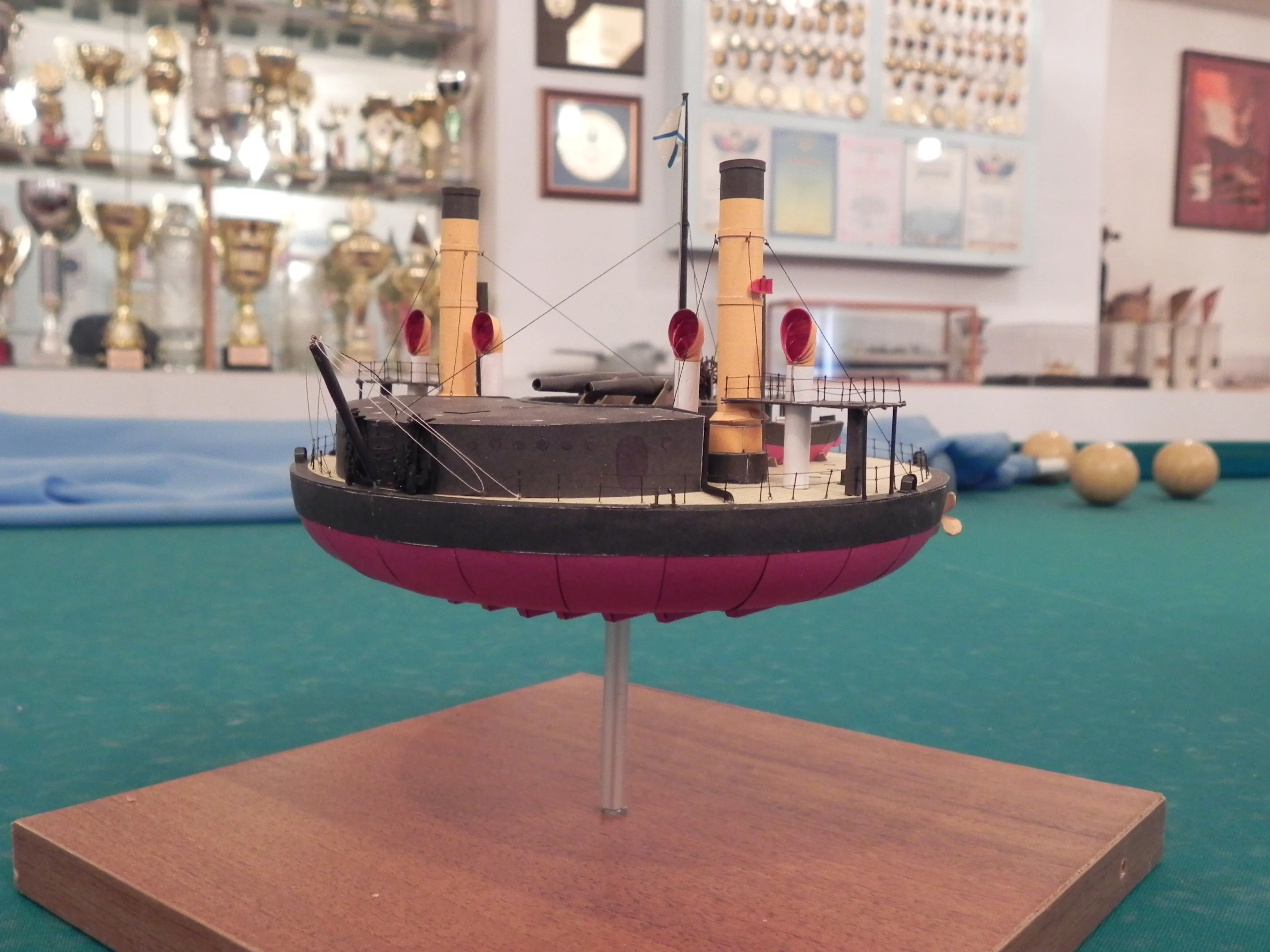 Модель корабля Броненосец береговой обороны «НОВГОРОД» - Верфь на Столе