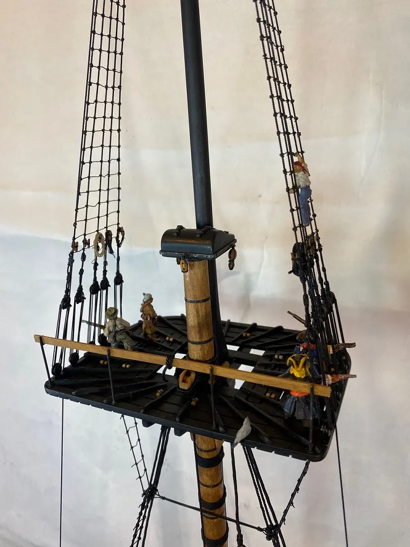 Модель корабля «Bonhomme Richard - Верфь на Столе