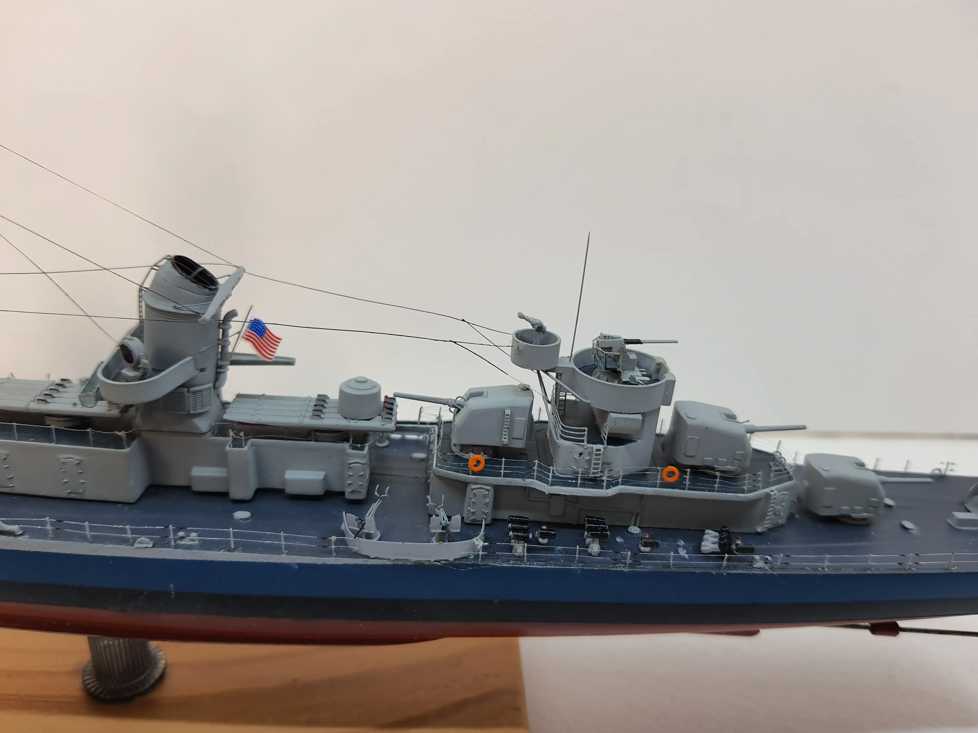 Модель корабля USS La Vallette (DD-448) - Верфь на Столе