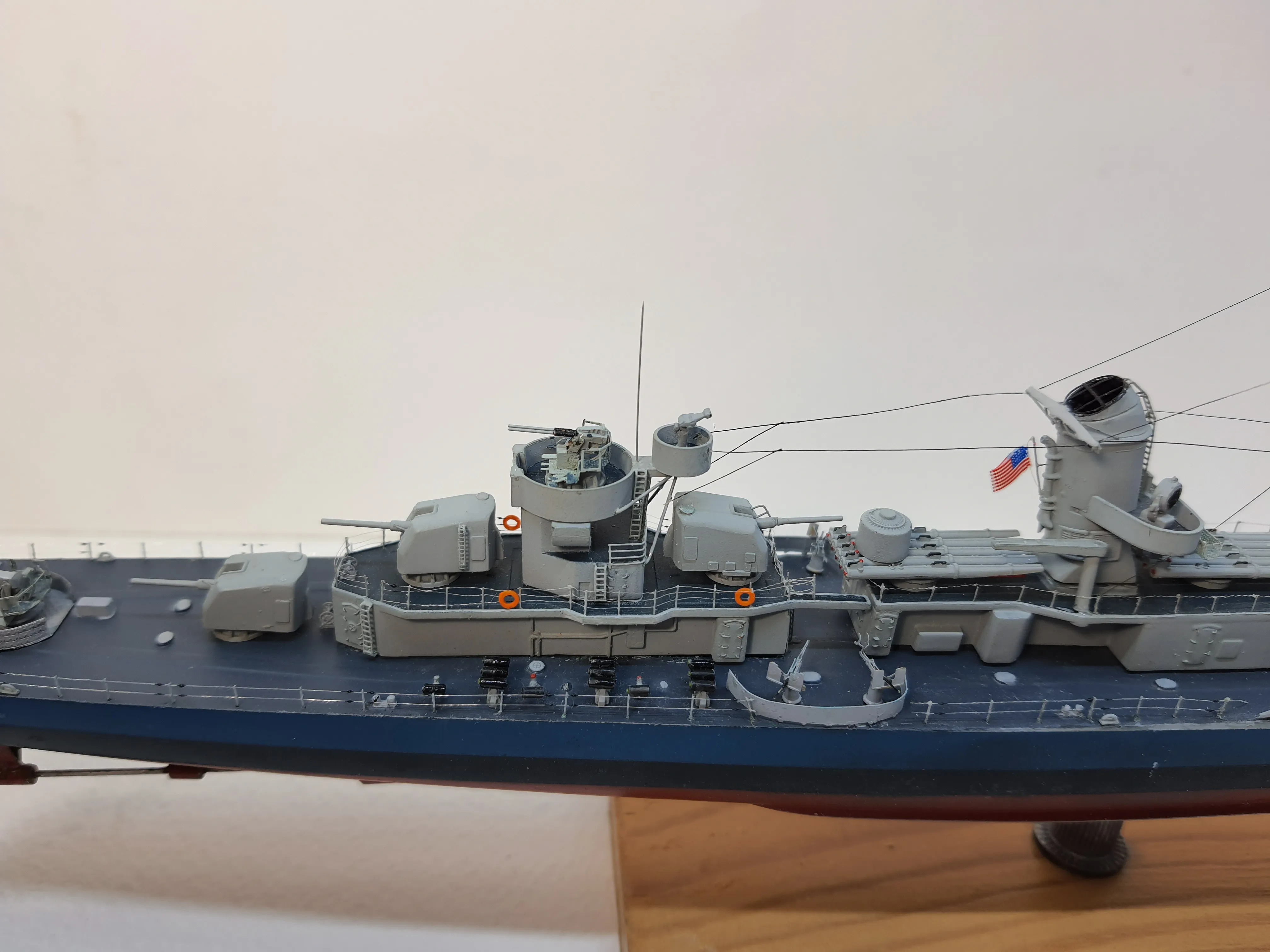 Модель корабля USS La Vallette (DD-448) - Верфь на Столе