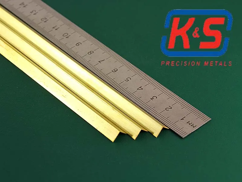 Тонкостенный уголок, латунь 6,4 мм, 1 шт