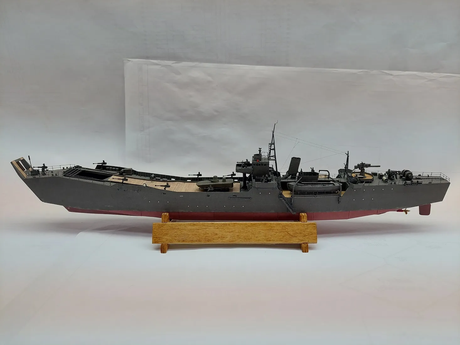 Модель корабля Танкодесантный корабль тип SBT - Верфь на Столе