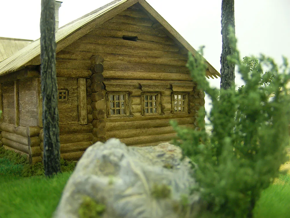 Домик Петра I из Архангельска XVIII век + (Расширенный набор для сборки)