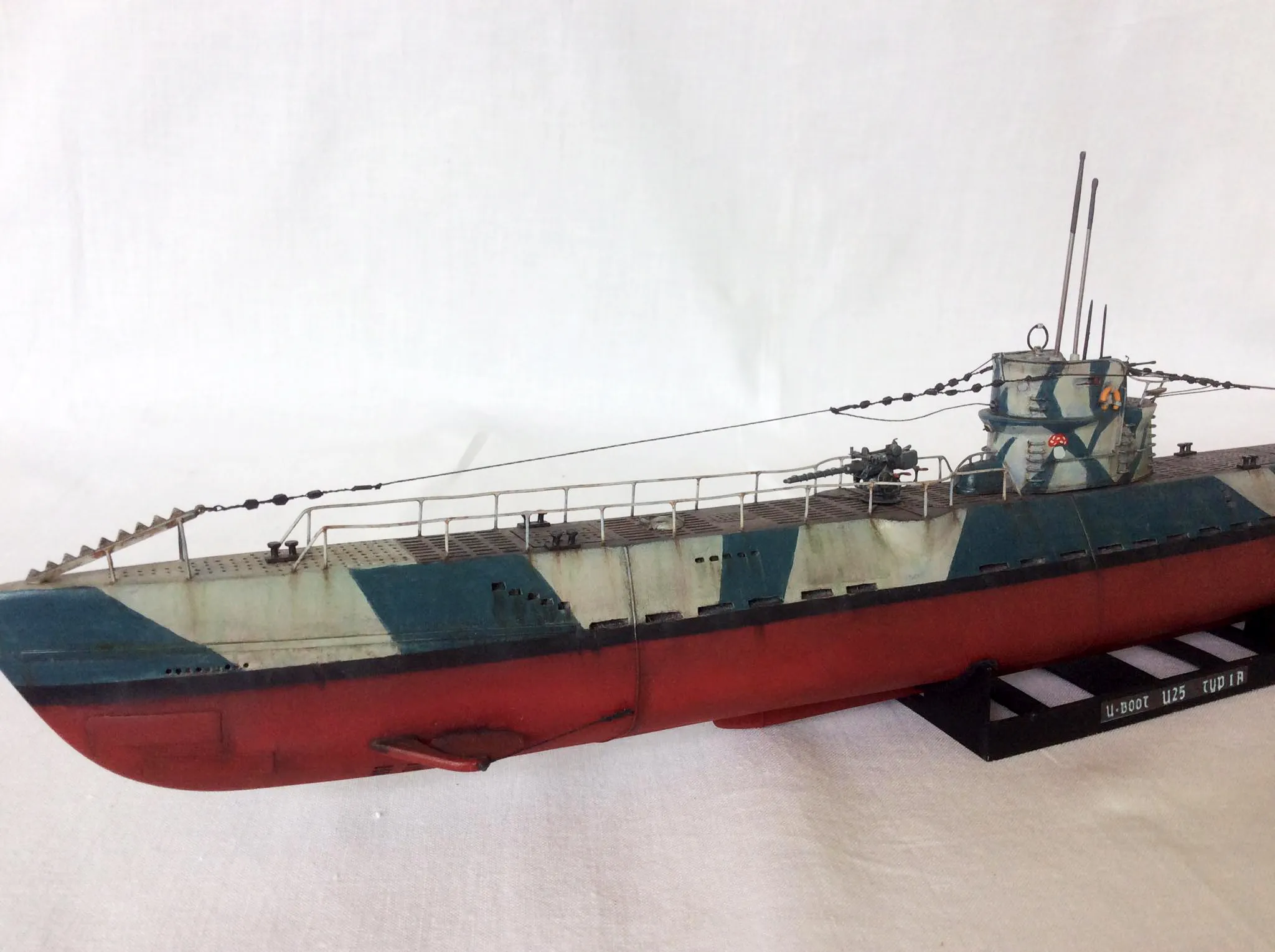 Модель корабля Океанская подводная лодка типа I U-25 - Верфь на Столе